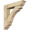 Ekena Millwork Merced Traditional Rough Sawn Bracket w/ Offset Brace, Douglas Fir, 8"W x 38"D x 38"H BKT0806X38X38MRC01RDF - alternate 1